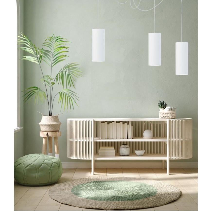 Luster na lanku ZIK 3xE27/40W/230V pavúk biela