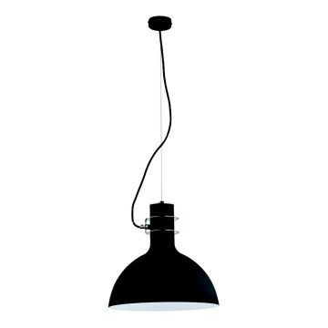 Luster na lanku ZINE 1xE27/15W/230V čierna