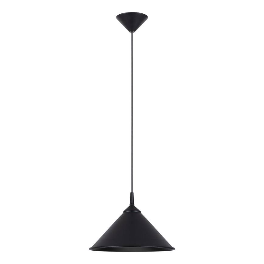 Luster na lanku ZUMA 1xE27/15W/230V pr. 30 cm čierna