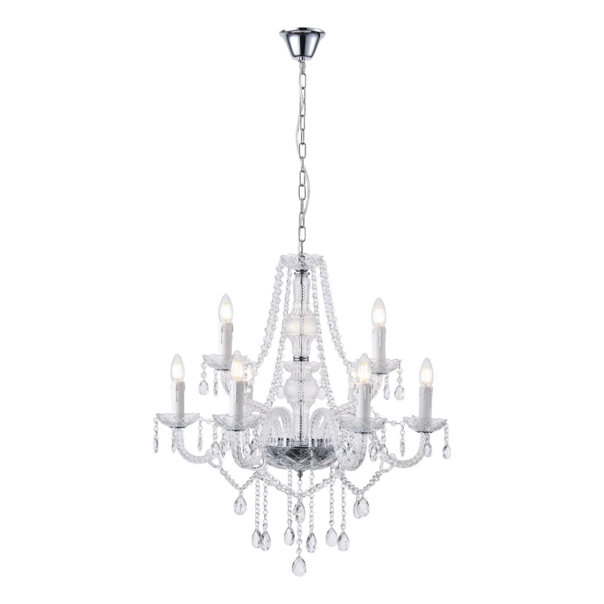 Luster na reťazi 9xE14/15W/230V