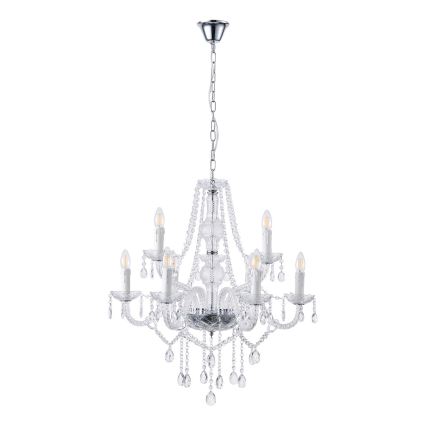 Luster na reťazi 9xE14/15W/230V