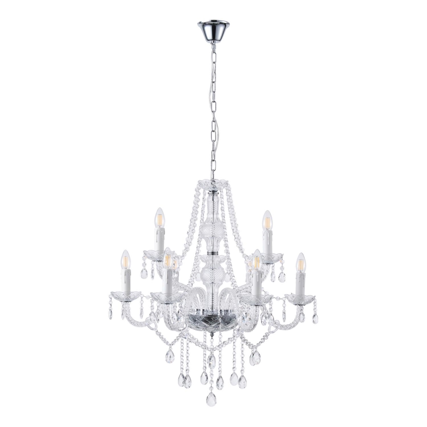 Luster na reťazi 9xE14/15W/230V