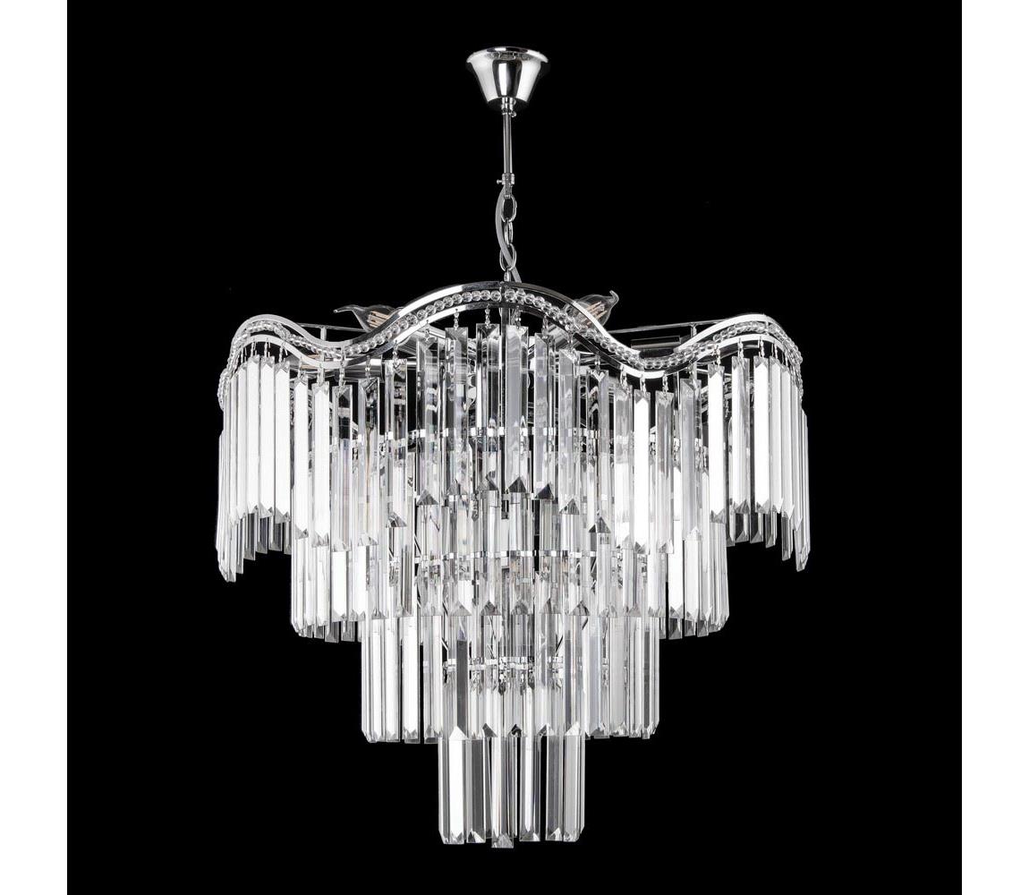  Luster na reťazi 9xE27/60W/230V W-E 1735/9 CR