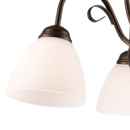 Luster na reťazi ADELLE 3xE27/60W/230V