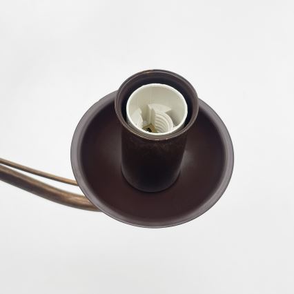 Luster na reťazi ANTON 3xE14/15W/230V bronzový