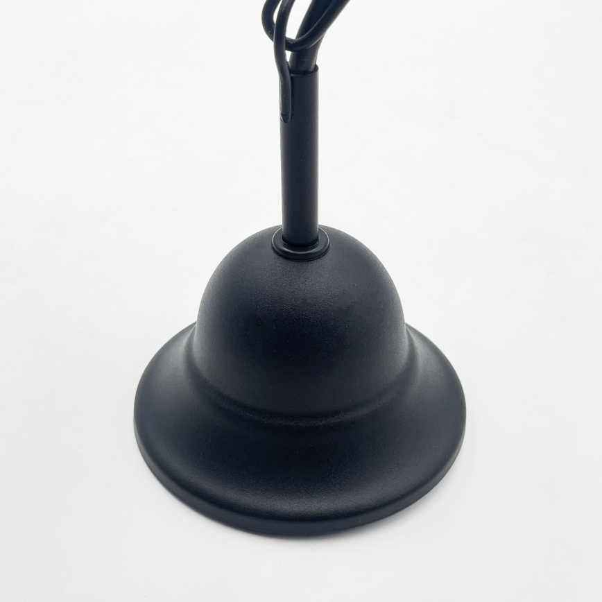 Luster na reťazi ANTON 3xE14/15W/230V čierny