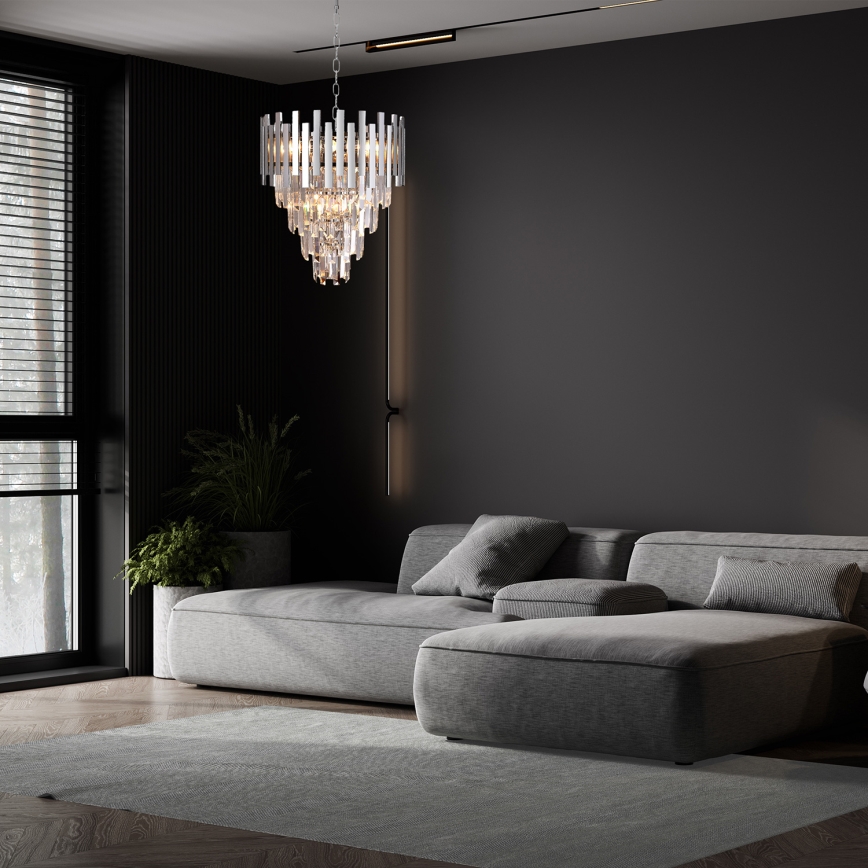 Luster na reťazi ASPEN 9xE14/40W/230V