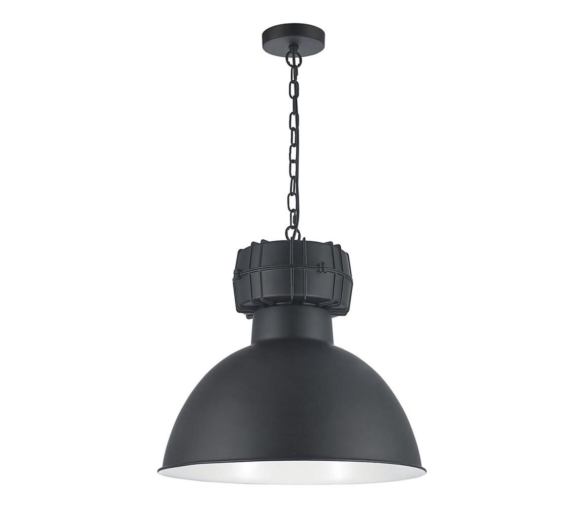 Luster na reťazi BJORN 1xE27/60W/230V čierna 8711247955115