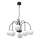 Luster na reťazi CAMBRIDGE 6xE14/60W/230V čierna
