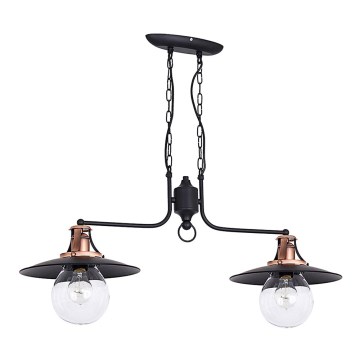 Luster na reťazi CANCUN 2xE27/60W/230V Luster na reťazi CANCUN 2xE27/60W/230V