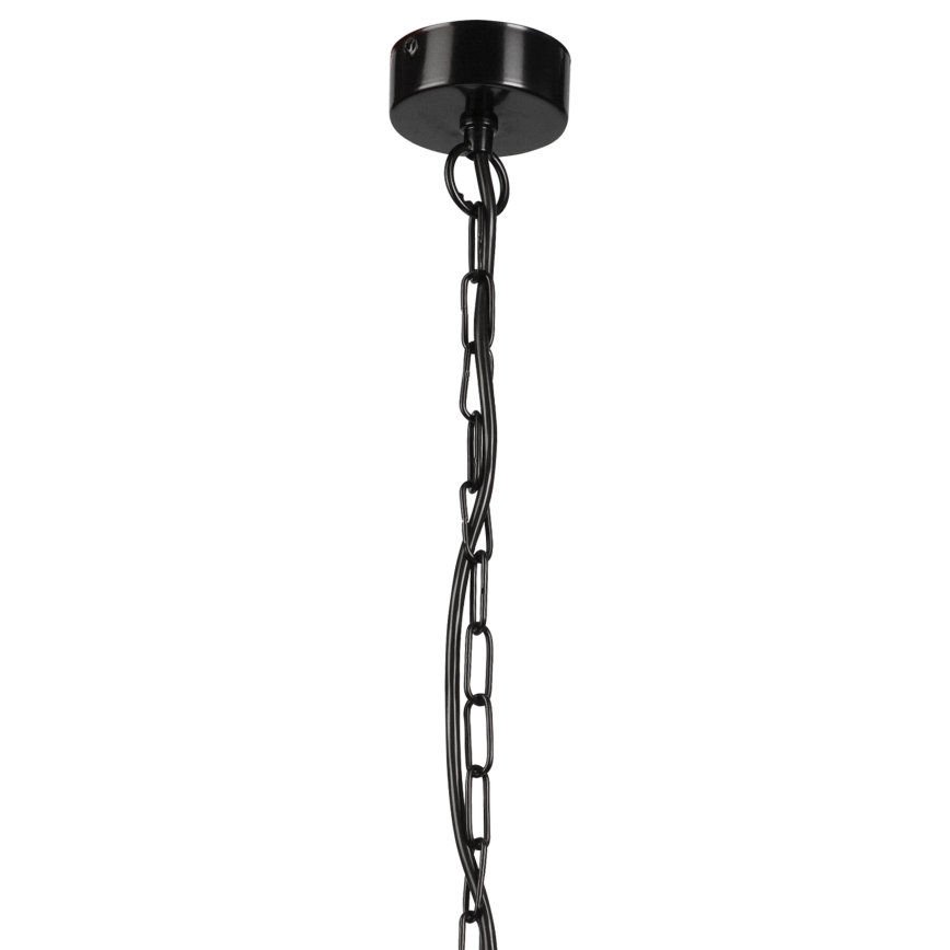 Luster na reťazi CEDRIC II 4xE27/60W/230V čierna