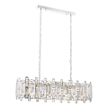 Luster na reťazi CRYSTALLINE 13xE14/40W/230V lesklý chróm
