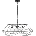 Luster na reťazi DEXA 3xG9/10W/230V čierny