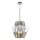 Luster na reťazi DONNA 9xE14/40W/230V pr. 45 cm matný chróm