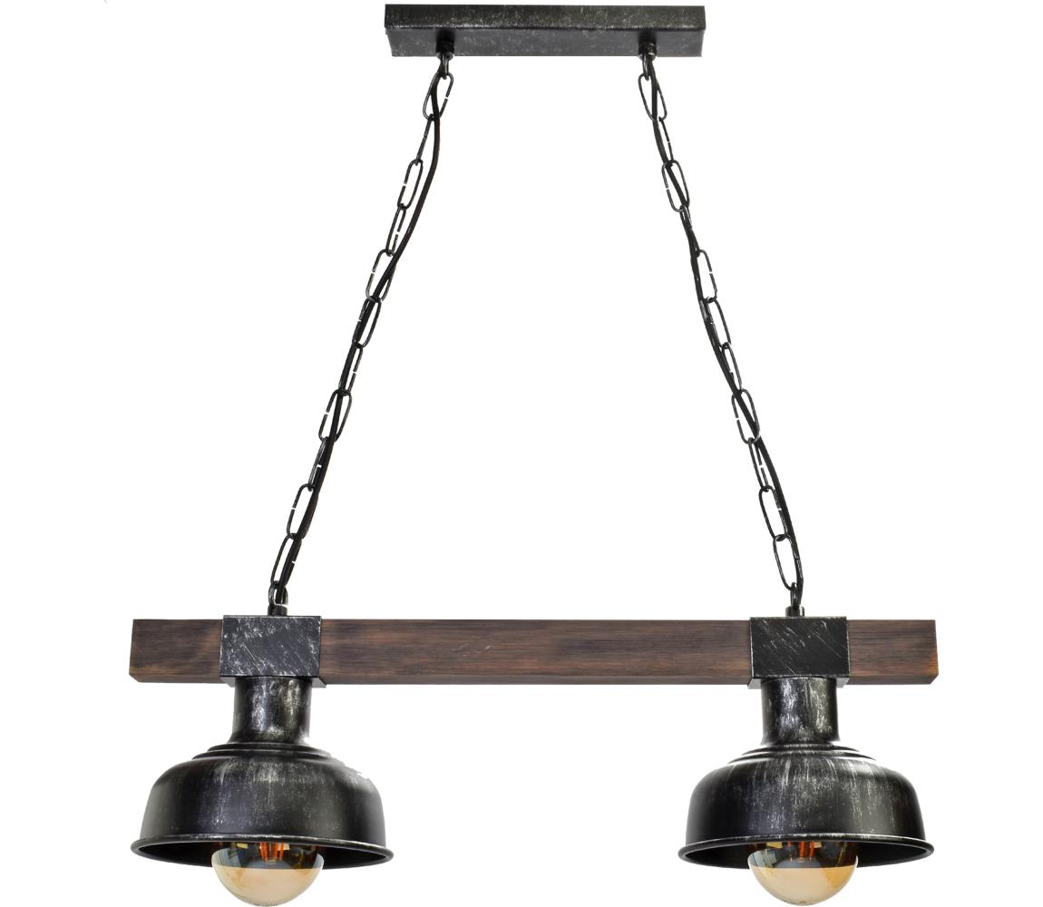 Luster na reťazi FARO 2xE27/60W/230V