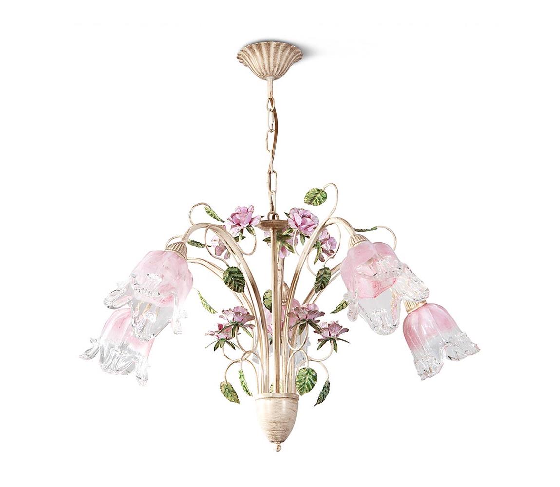 Luster na reťazi ISABEL 5xE14/40W/230V