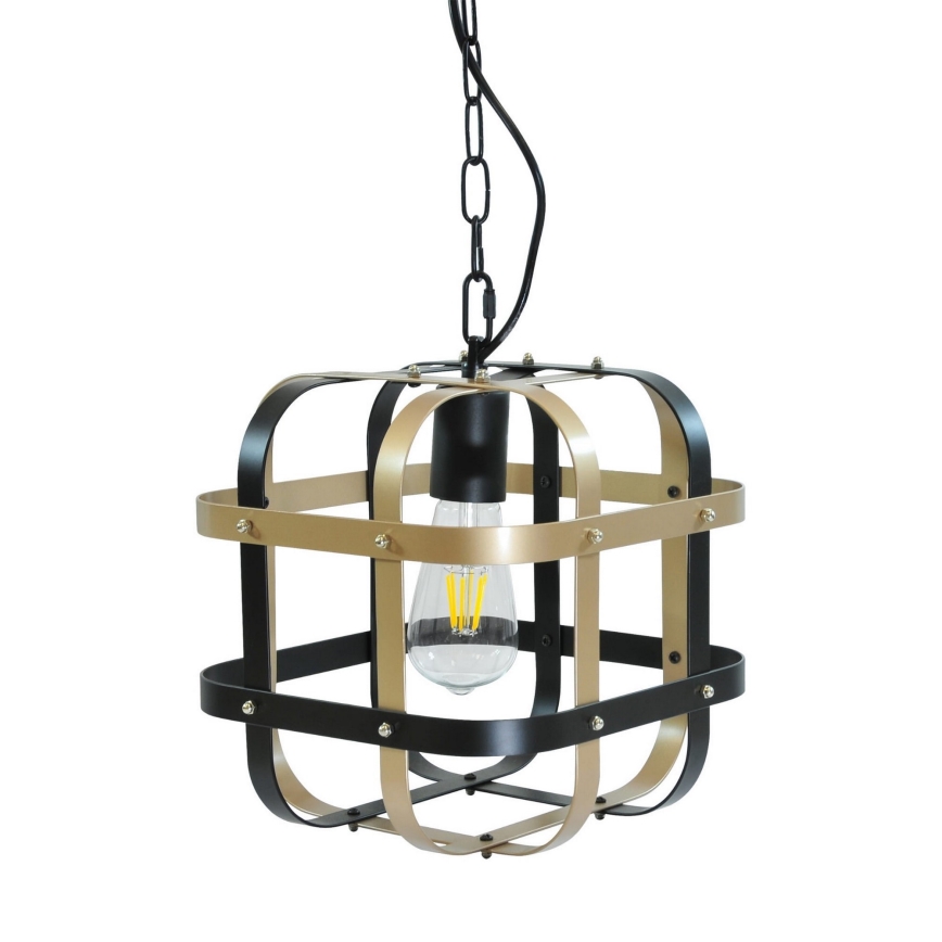Luster na reťazi KLATKA 1xE27/10W/230V