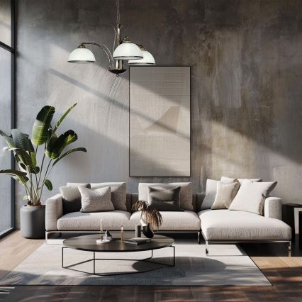 Luster na reťazi KORFU 3xE27/60W/230V