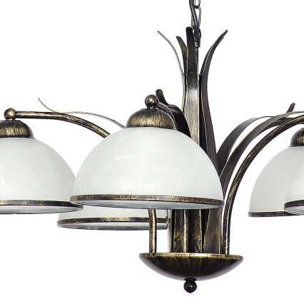 Luster na reťazi KORFU 5xE27/60W/230V