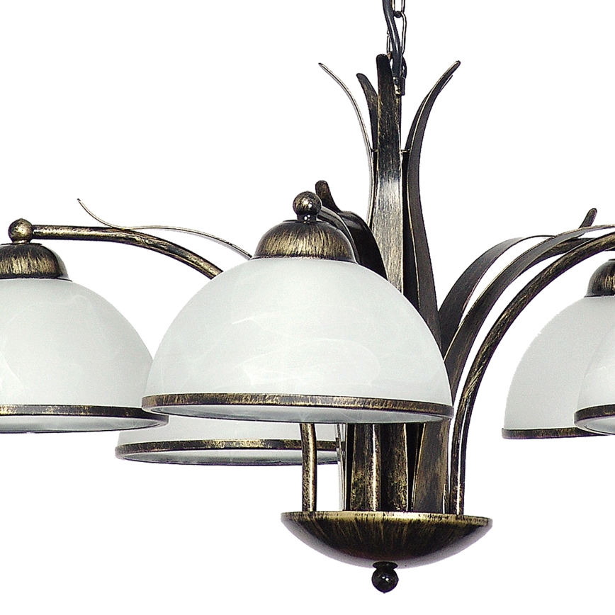 Luster na reťazi KORFU 5xE27/60W/230V