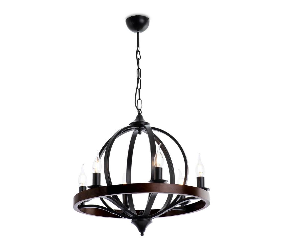 Luster na reťazi KYOLN 6xE14/40W/230V