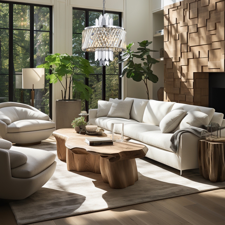 Luster na reťazi MARGOT 6xE14/40W/230V matný chróm
