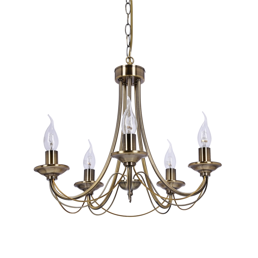 Luster na reťazi MUZA 5xE14/40W/230V