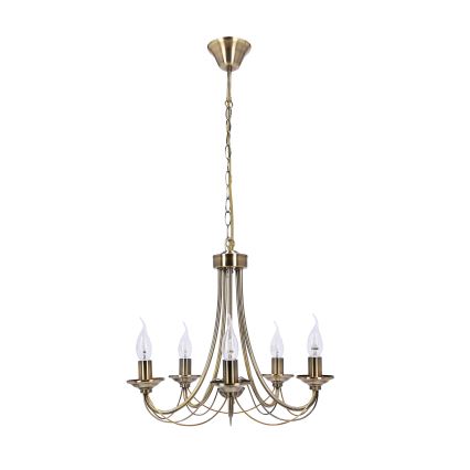 Luster na reťazi MUZA 5xE14/40W/230V