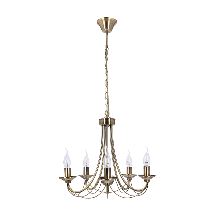 Luster na reťazi MUZA 5xE14/40W/230V