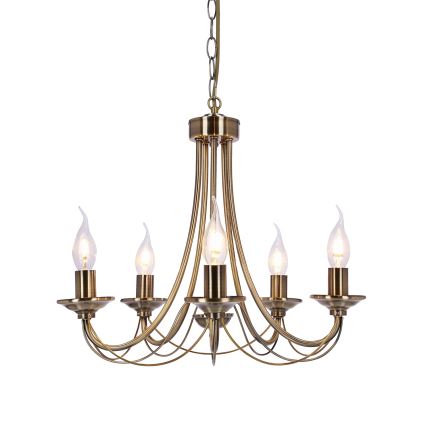 Luster na reťazi MUZA 5xE14/40W/230V