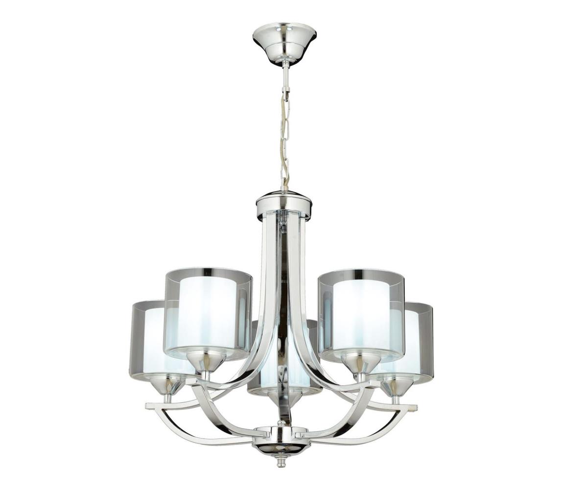 Luster na reťazi NOVARA 5xE27/40W/230V lesklý chróm 683AVN1434