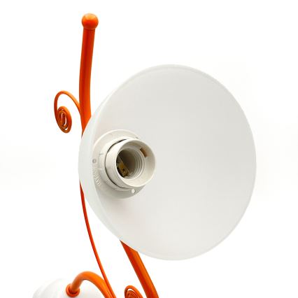 Luster na reťazi RETRO 3xE27/60W/230V biela/pestrofarebná