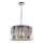 Luster na reťazi RITZ 12xE14/40W/230V pr. 54 cm lesklý chróm