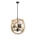 Luster na reťazi ROPE GLOBO 3xE14/10W/230V