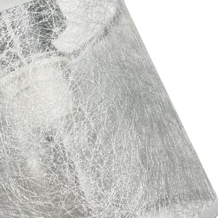 Luster na reťazi ROSA 5xE27/60W/230V čierna/šedá