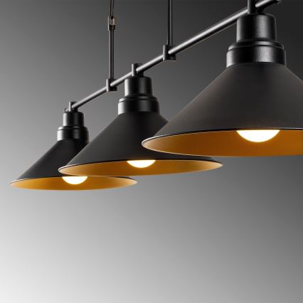 Luster na reťazi SIVANI 3xE27/100W/230V