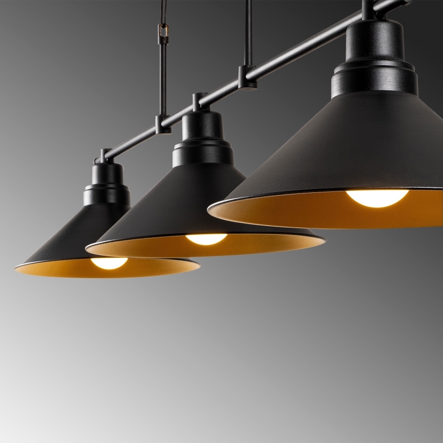 Luster na reťazi SIVANI 3xE27/100W/230V