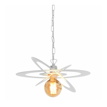 Luster na reťazi STAR 1xE27/15W/230V biela