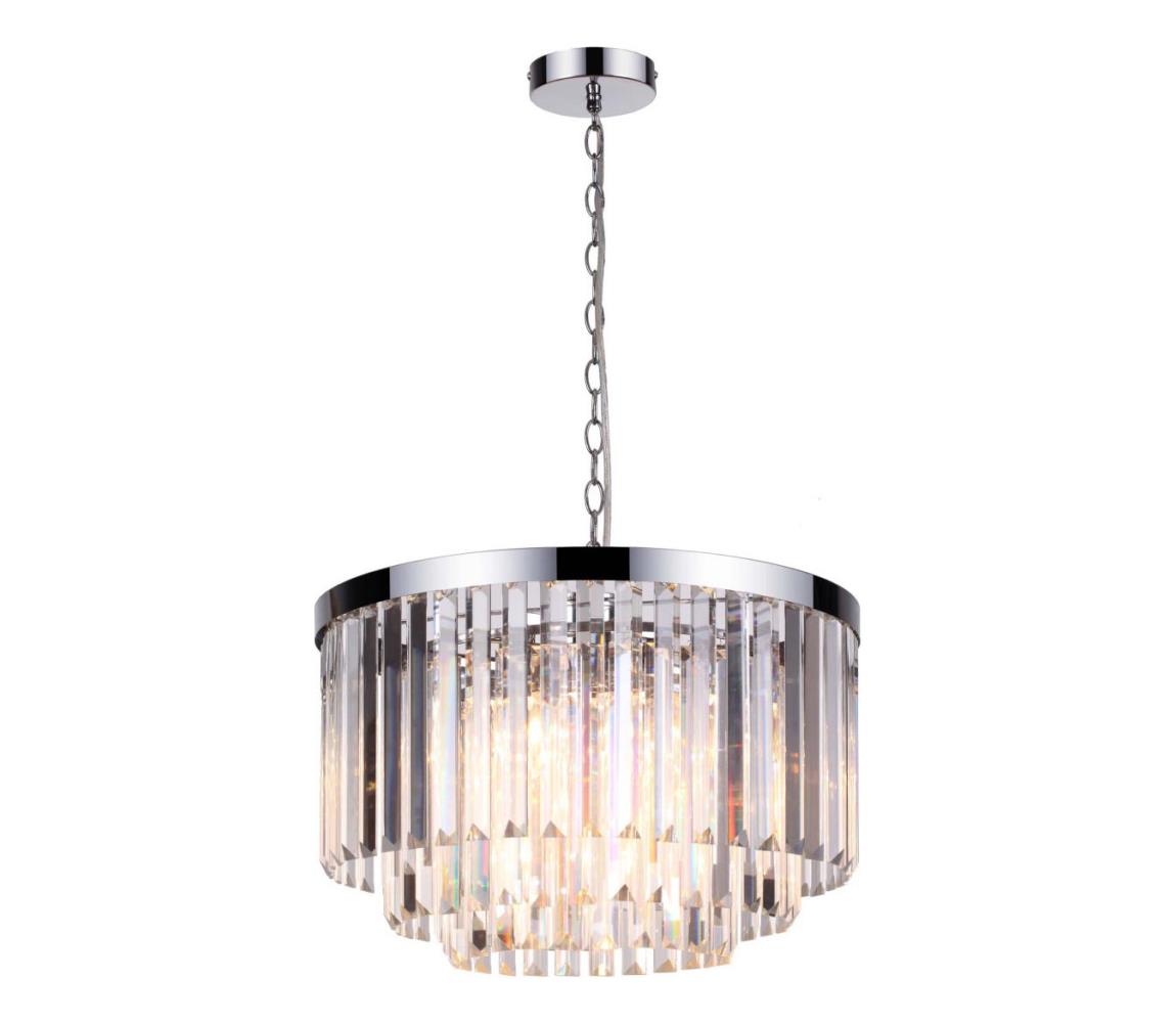 Light Prestige Luster na reťazi VETRO 5xE14/60W/230V lesklý chróm LP-2910/5P