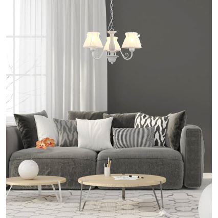 Luster na reťazi ZEFIR 3xE27/40W/230V