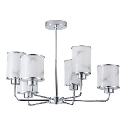 Luster na tyči 6xE27/60W/230V