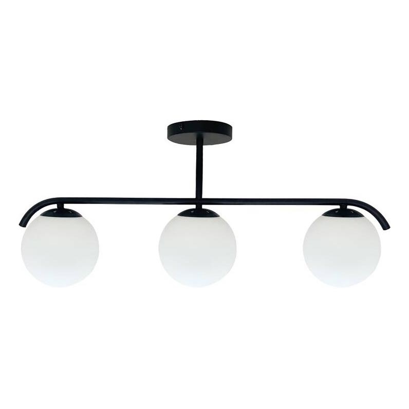 Luster na tyči AMADEO 3xE14/40W/230V čierna