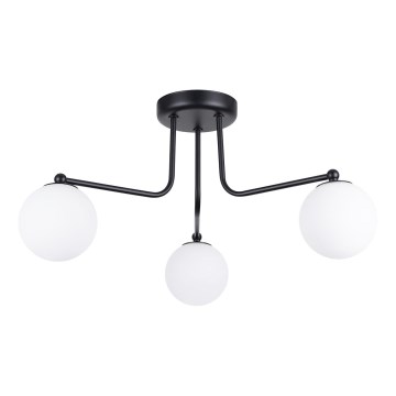 Luster na tyči ASTRAL 3xG9/8W/230V čierna