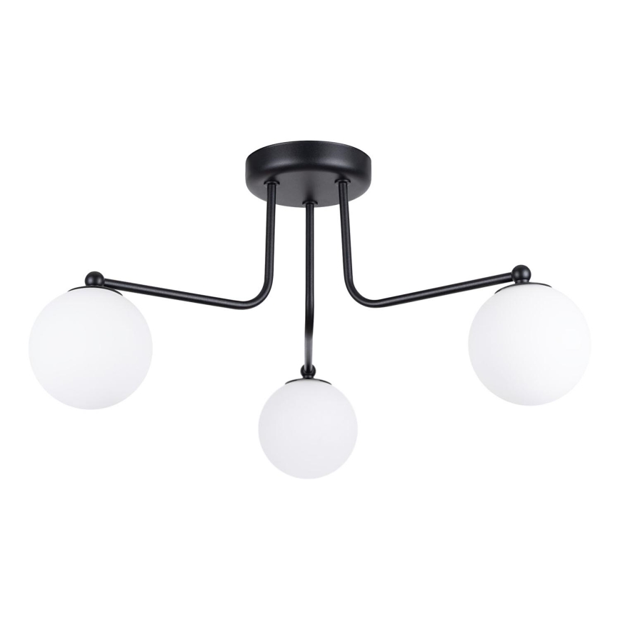 Luster na tyči ASTRAL 3xG9/8W/230V čierna