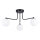 Luster na tyči ASTRAL 3xG9/8W/230V čierna