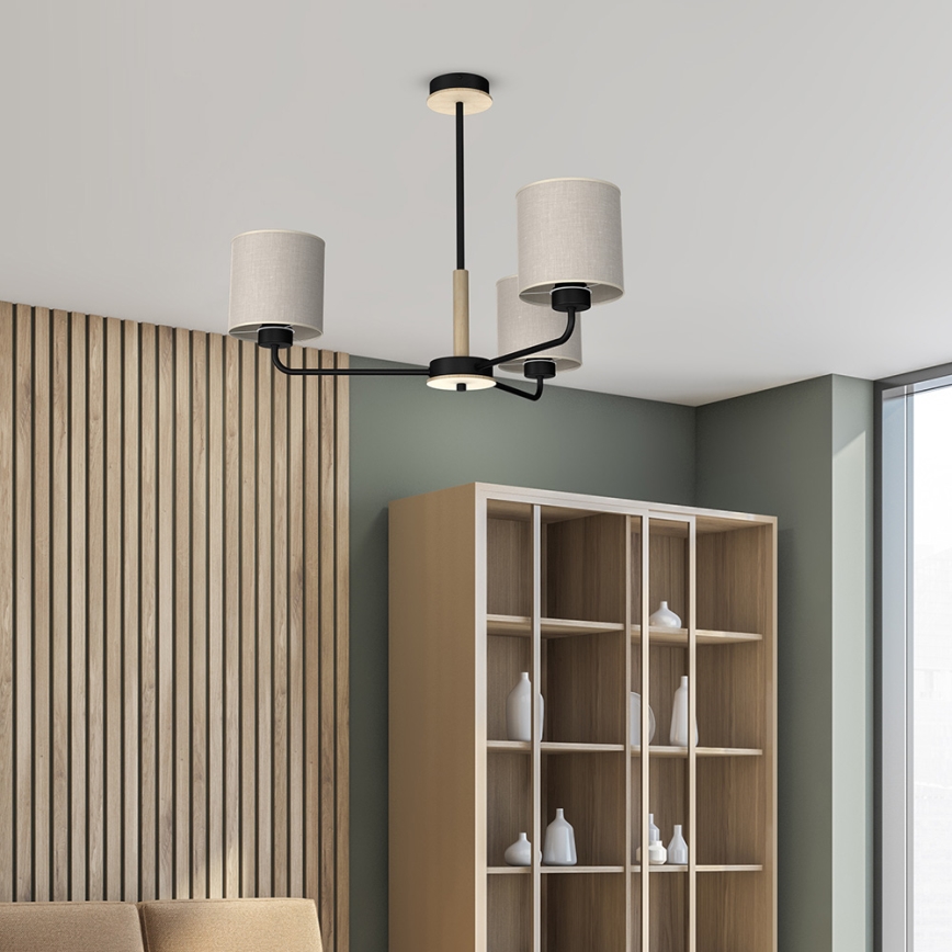 Luster na tyči ATLANTA 3xE27/60W/230V