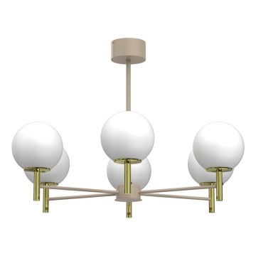 Luster na tyči AWINION 6xE27/15W/230V