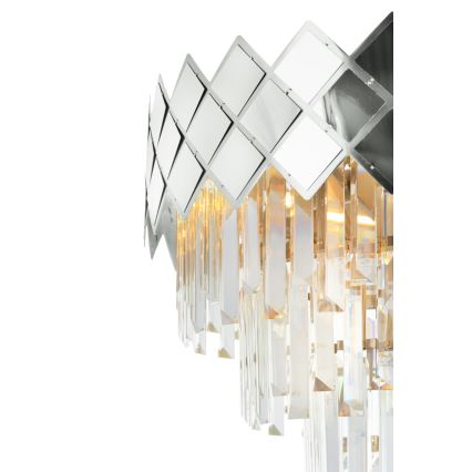 Luster na tyči CARISMA 9xE14/40W/230V matný chróm