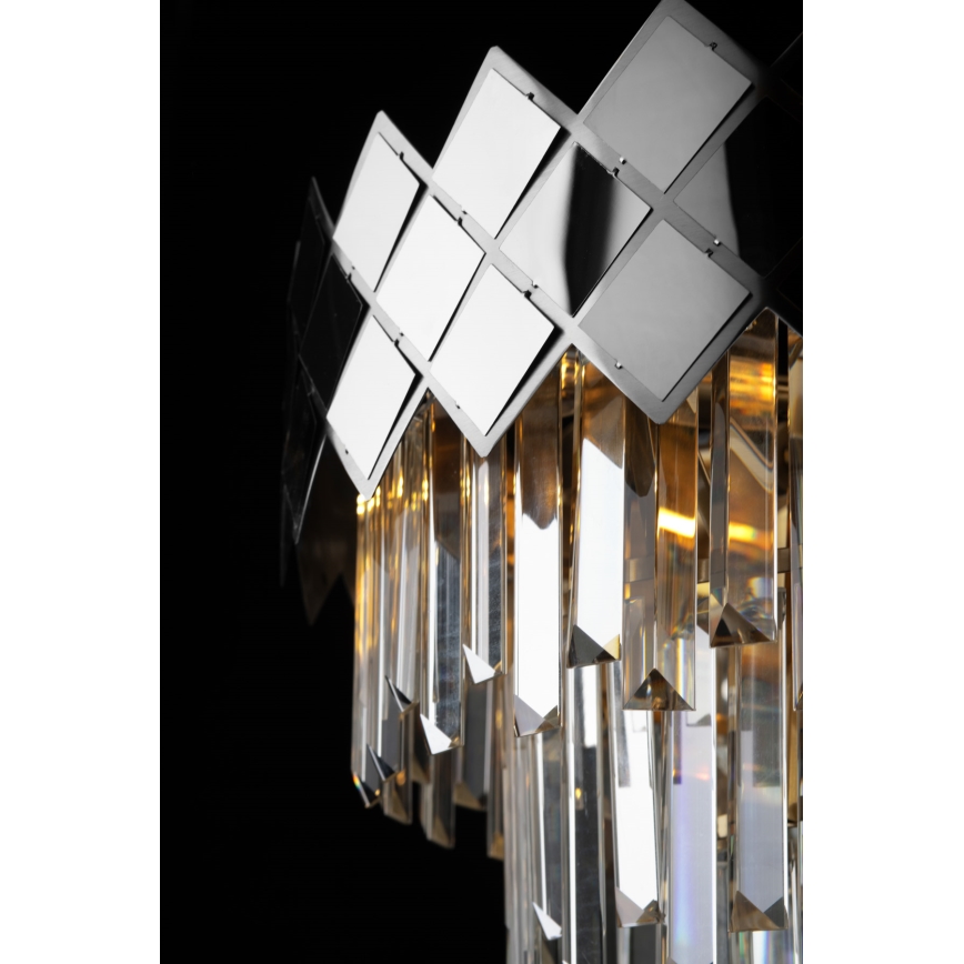 Luster na tyči CARISMA 9xE14/40W/230V matný chróm