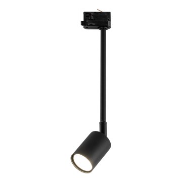Luster na tyči do 3-fázového lištového systému TOP 1xGU10/8W/230V čierna